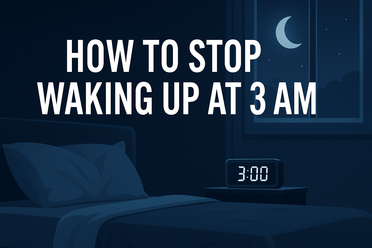 How to Stop Waking Up at 3 AM (Science-Backed Fix for Better Sleep in 2025)