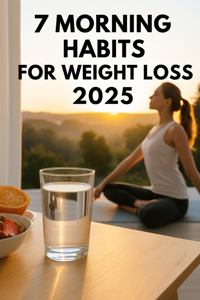 7 morning habits for weight loss 2025 healthy lifestyle routine