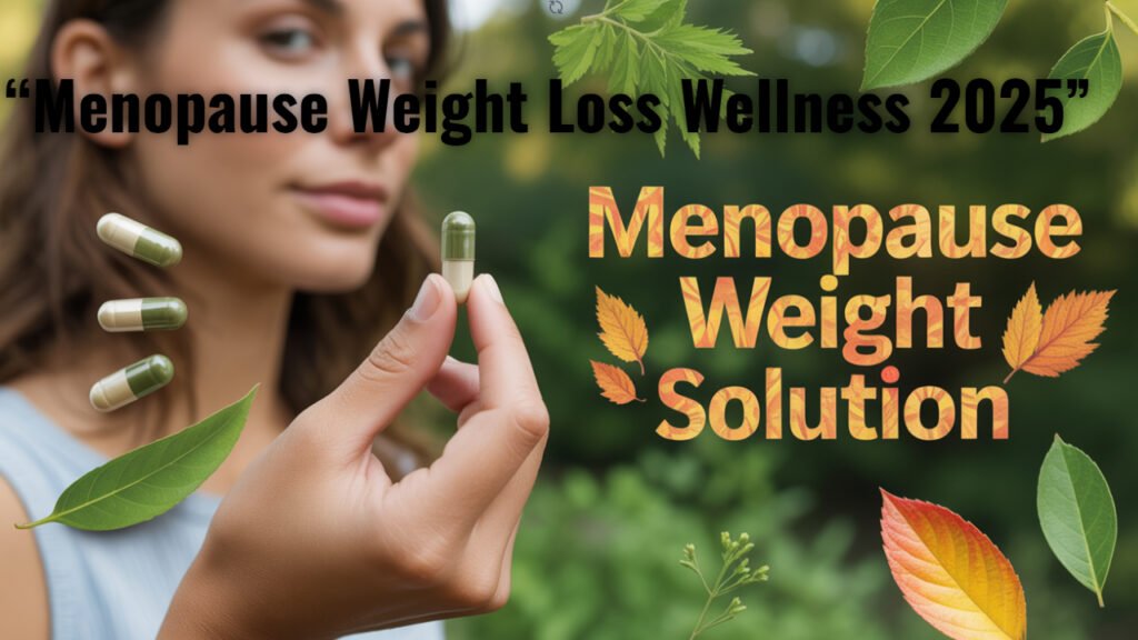 Confident woman in midlife smiling outdoors — representing health and vitality through Menopause Weight Loss Wellness 2025.